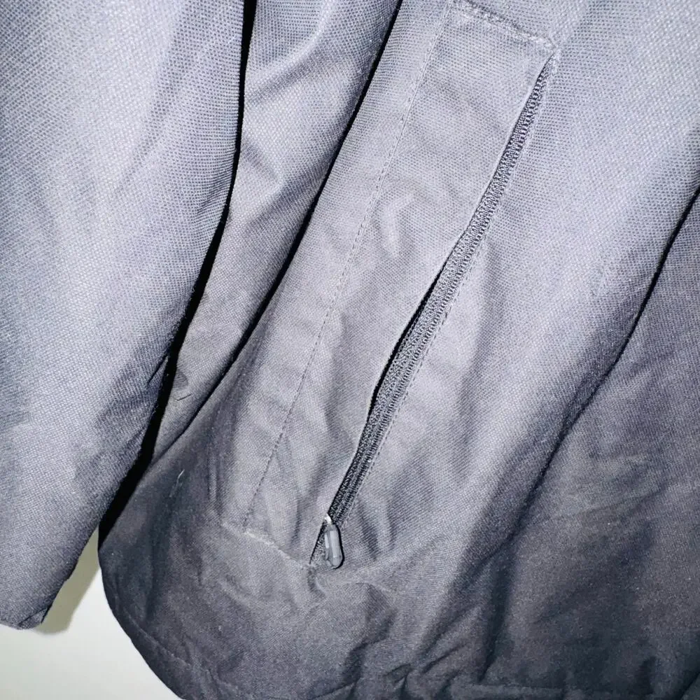 Swiss Tech Men Black Winter Cold Weather Utility Hooded Parka Jacket XXL 52 - 54